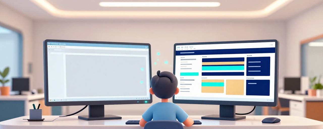 Microsoft Word document with professional formatting applied on a healthcare workstation